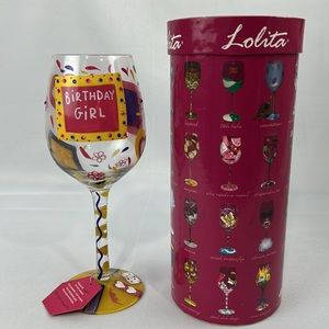 Lolita Birthday Girl Wine Glass